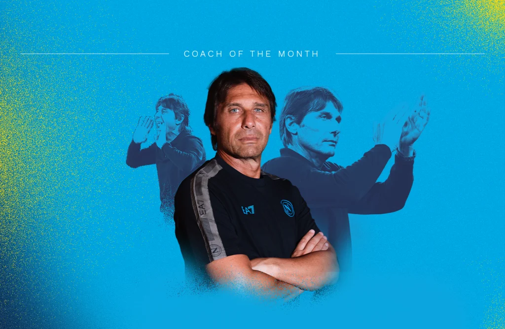 Antonio Conte vince il premio “Coach of the month”