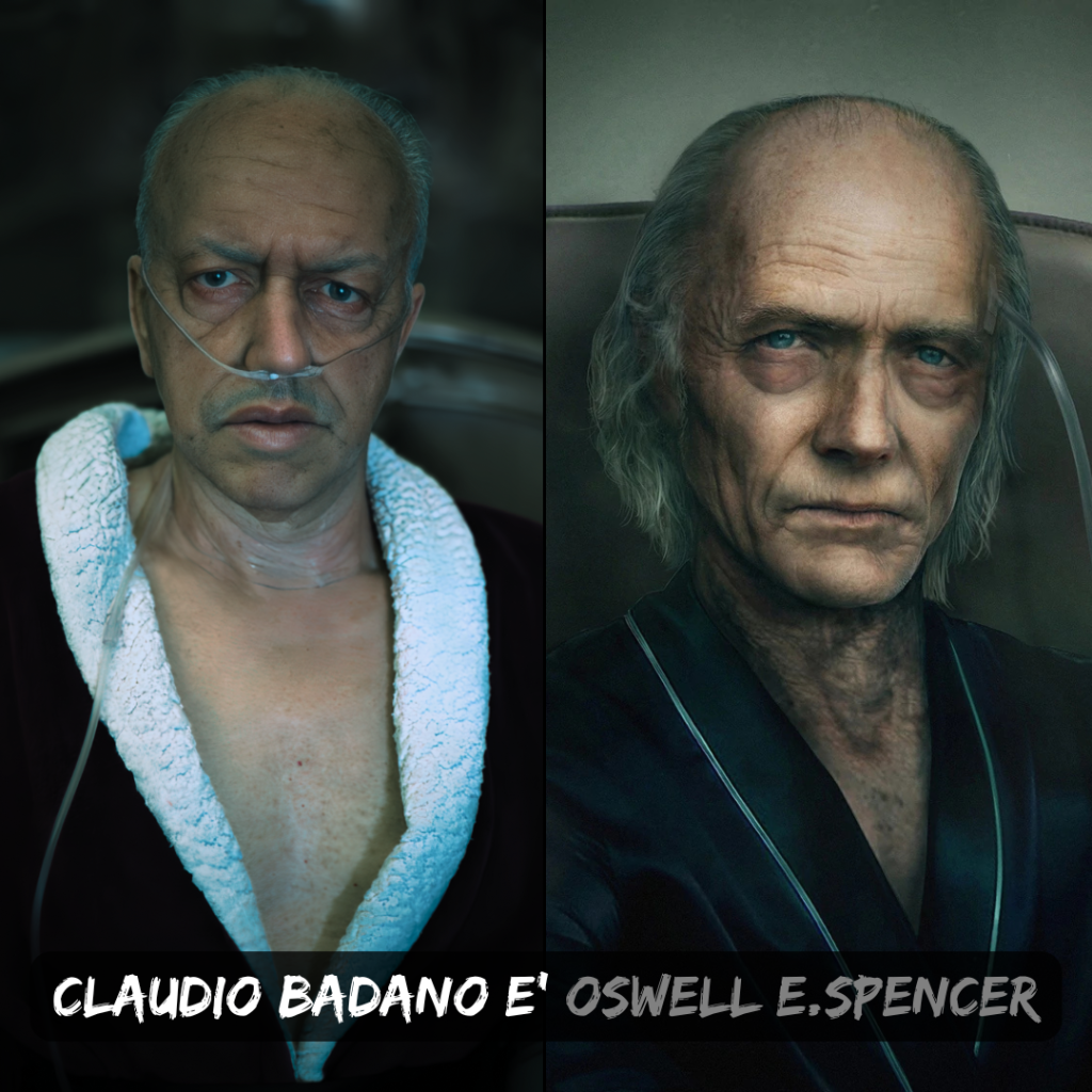 Resident Evil ALI serie tv Lisa Trevor cast Claudio Badano