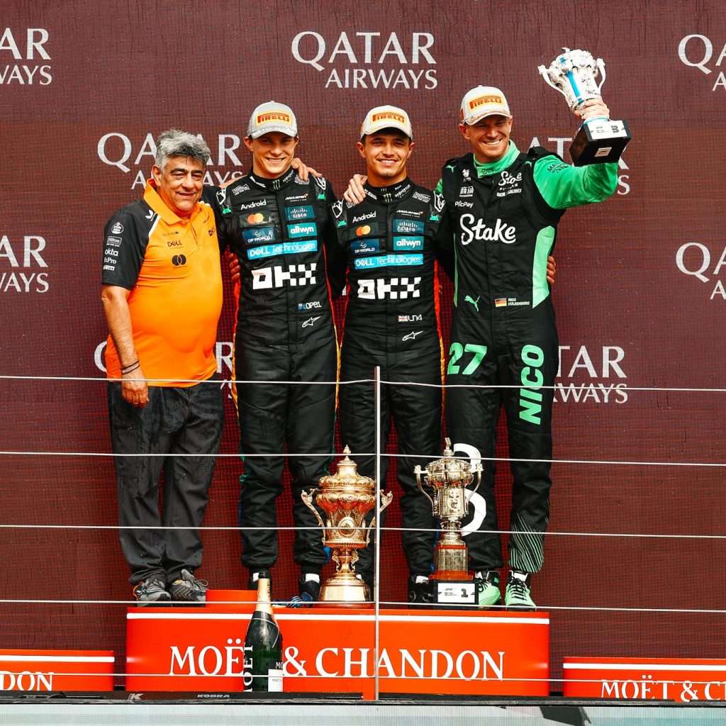 F1 Gran premio Gran Bretagna Il Podio di Silverstone