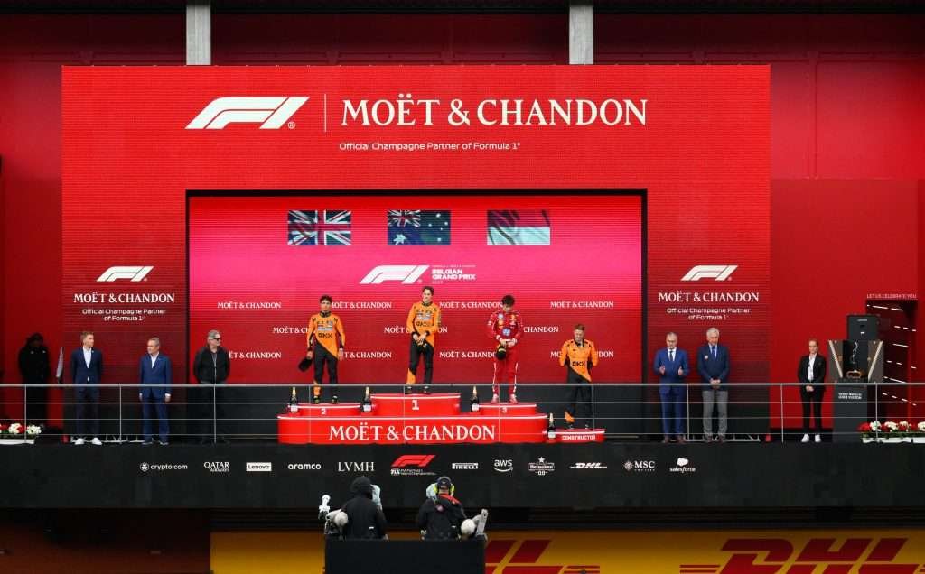 F1 Piastri Belgio Podio del GP in Belgio 2025