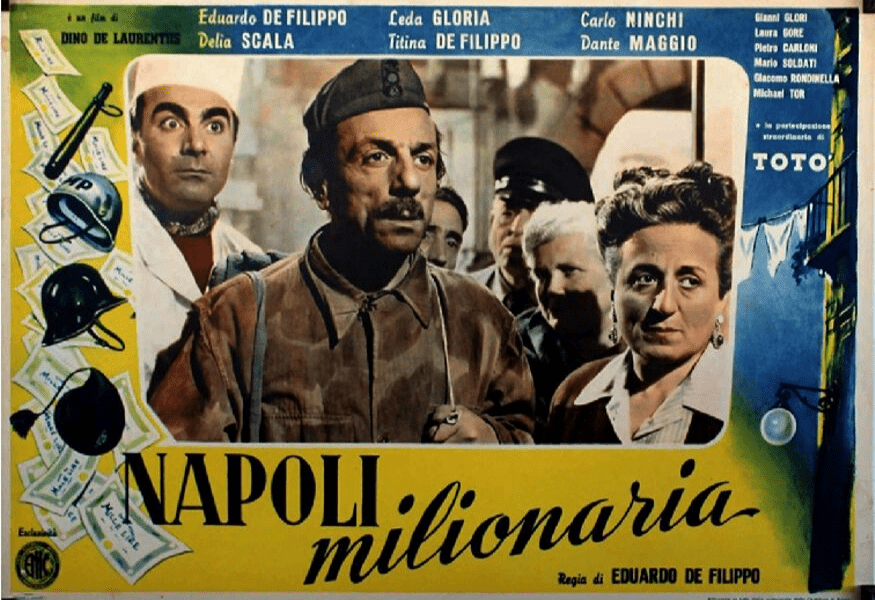 napoli milionaria commedia napoletana copertina ironia