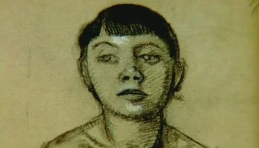 Marie Van Goethem disegno ritratto Degas