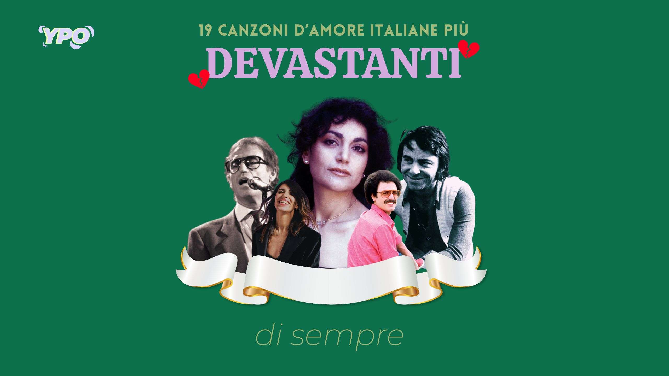 Scopri di più sull'articolo Le 19 canzoni d’amore italiane più devastanti di sempre